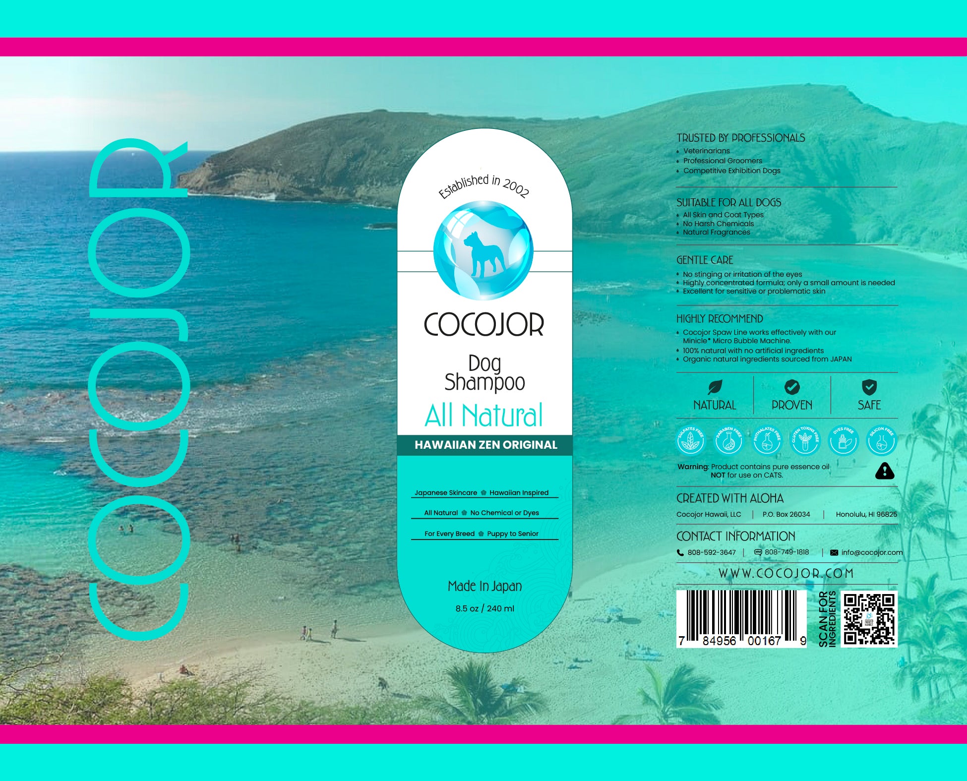 HAWAIIAN ZEN ORIGINAL SHAMPOO - (The Foundation) – Cocojor